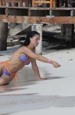 CALLY JANE BEECH in Bikini at a Beach in Isla Mujeres 01/19/2022