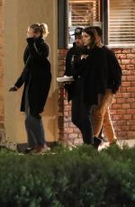 CAMERON DIAZ and Benji Madden Out for Dinner with Friends in Los Angeles 01/15/2022