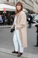 CAROLINE DE MAIGRET Arrives at Ami Show at Paris Fashion Week 01/19/2022
