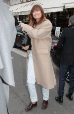 CAROLINE DE MAIGRET Arrives at Ami Show at Paris Fashion Week 01/19/2022