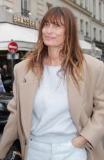 CAROLINE DE MAIGRET Arrives at Ami Show at Paris Fashion Week 01/19/2022