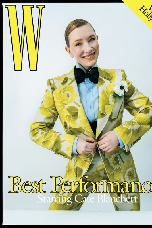 CATE BLANCHETT for W Magazine Best Performance Issue, January 2022