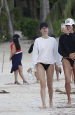 CATT SADLER and Friend in Bikinis at a Beach in Tulum 01/27/2022