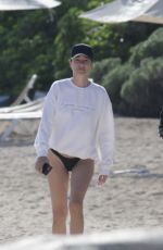 CATT SADLER and Friend in Bikinis at a Beach in Tulum 01/27/2022