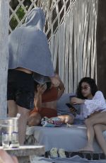 CHANTEL JEFFRIES and DJ Diplo at a Beach in Tulum 01/07/2022