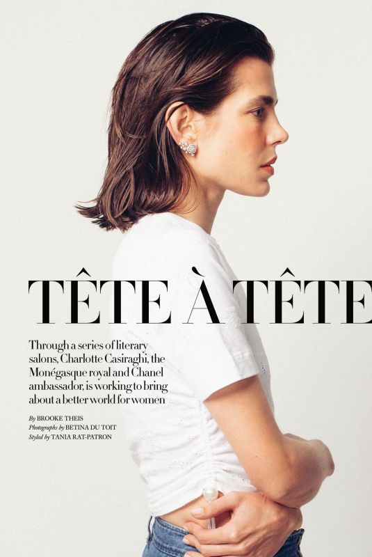 CHARLOTTE CASIRAGHI in Harper