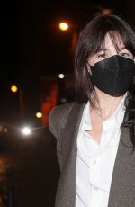 CHARLOTTE GAINSBOURG Arrives at Presentation of Her Documtary Jane by Charlotte at Le Balzac Cinema in Paris 01/05/2022