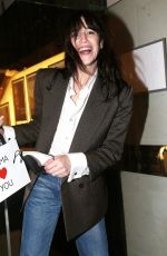 CHARLOTTE GAINSBOURG Arrives at Presentation of Her Documtary Jane by Charlotte at Le Balzac Cinema in Paris 01/05/2022