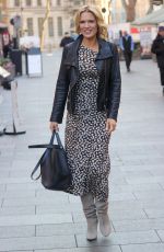 CHARLOTTE HAWKINS Arrives at Classic FM in London 01/14/2022