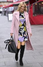 CHARLOTTE HAWKINS Arrives at Global Studios in London 01/28/2022