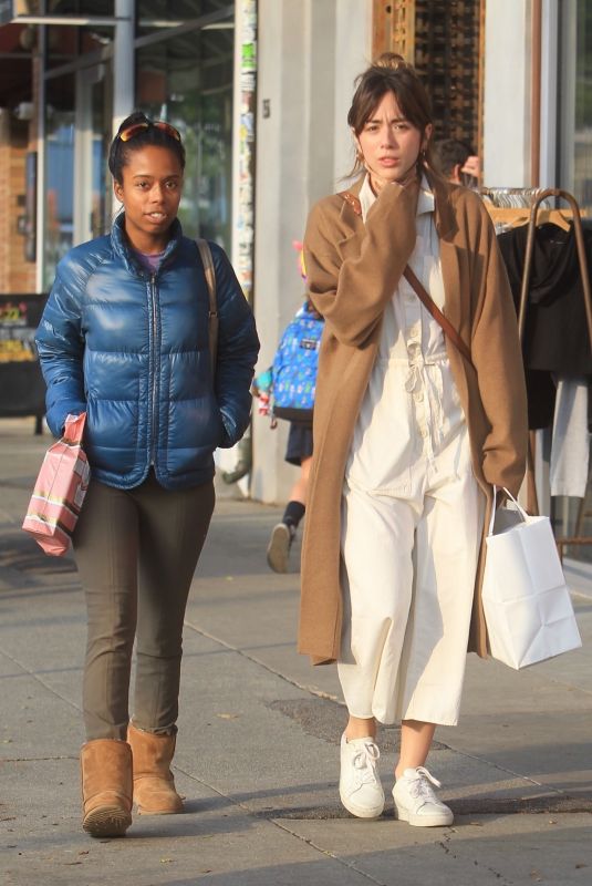 CHLOE BENNET Out Shopping with a Friend in Los Angeles 01/18/2022