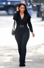 CHLOE BROCKETT at Celebs Go Dating TV Show Filming in London 01/10/2022