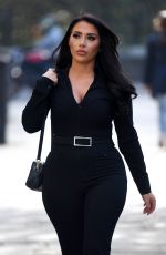 CHLOE BROCKETT at Celebs Go Dating TV Show Filming in London 01/10/2022
