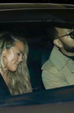 CHRISSY TEIGEN and John Legend at Mother Wolf Italian Restaurant in Los Angeles 02/13/2022