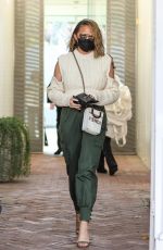 CHRISSY TEIGEN Out and About in West Hollywood 01/20/2022