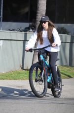 CHRISTINA and Arnold SCHWARZENEGGER Out Riding Bikes in Los Angeles 01/18/2022