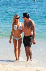 CHRISTINA ANSTEAD in Bikini and Josh Hall at a Beach in Cabo San Lucas 01/15/2022