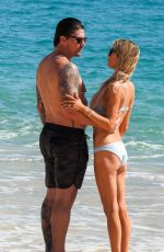 CHRISTINA ANSTEAD in Bikini and Josh Hall at a Beach in Cabo San Lucas 01/15/2022