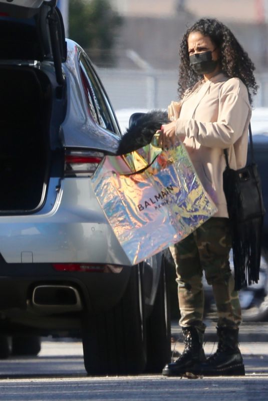 CHRISTINA MILIAN Arrives Back from a New Years Day Trip to Las Vegas 01/02/2022