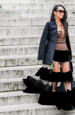 CHRISTINE CHIU Arrives at Fendi Haute Couture Spring/Summer 2022 Show at Paris Fashion Week 01/27/2022