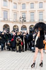 CHRISTINE CHIU Arrives at Valentino Haute-Couture 2022 fashion Show at Paris Fashion Week 01/26/2022