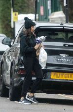 CHRISTINE LAPMARD Clean Out Her Bentley in London 01/27/2022