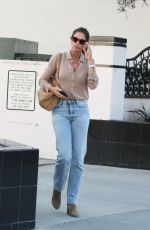 CINDY CRAWFORD at La Jolie Beauty Salon in Beverly Hills 01/06/2022