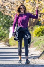CINDY CRAWFORD Out Hiking in Malibu 01/09/2022
