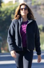 CINDY CRAWFORD Out Hiking in Malibu 01/09/2022
