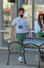 CLARA BERRY and KJ Apa Out with Their Baby in Los Angeles 01/02/2022