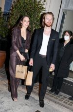 CLAUDIA SULEWSKI Leaves a Spotify Party in Hollywood 01/27/2022
