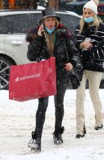 CORINNE OLYMPIOS Out Shopping on New Year