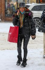 CORINNE OLYMPIOS Out Shopping on New Year