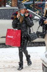 CORINNE OLYMPIOS Out Shopping on New Year