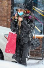 CORINNE OLYMPIOS Out Shopping on New Year