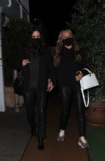 COURTENEY COX and JENNIFER MEYER Out for Dinner at Giorgio Baldi in Santa Monica 01/20/2022