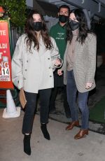 COURTENEY COX Out for Dinner at Giorgio Baldi in Santa Monica 01/15/2022