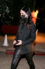COURTENEY COX Out for Dinner at Giorgio Baldi in Santa Monica 01/20/2022