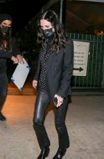 COURTENEY COX Out for Dinner at Giorgio Baldi in Santa Monica 01/20/2022