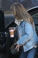 DAKOTA JOHNSON Arrives at a Studio in Santa Monica 01/06/2022