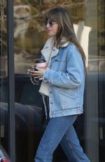DAKOTA JOHNSON Arrives at a Studio in Santa Monica 01/06/2022