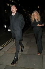 DANI DYER Arrives at Cirque du Soleil Press Night in London 01/13/2022