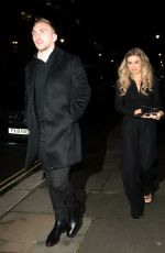 DANI DYER Arrives at Cirque du Soleil Press Night in London 01/13/2022