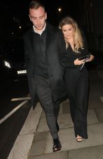 DANI DYER Arrives at Cirque du Soleil Press Night in London 01/13/2022
