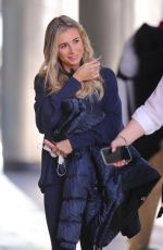 DANI DYER Arrives at Stephs Packed Lunch in Leeds 01/19/2022