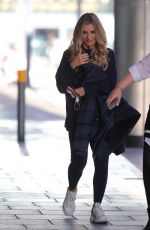 DANI DYER Arrives at Stephs Packed Lunch in Leeds 01/19/2022