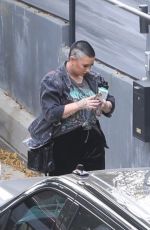 DEMI LOVATO Arrives at a Music Studio in Los Angleles 01/13/2022