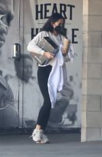 DEMI MOORE Leaves a Gym in Los Angeles 01/14/2022