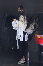 DEMI MOORE Leaves a Gym in Los Angeles 01/14/2022