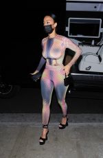 DRAYA MICHELE Arrives at Her Preliminary Birthday Celebration Dinner at TAO in Los Angeles 01/22/2022